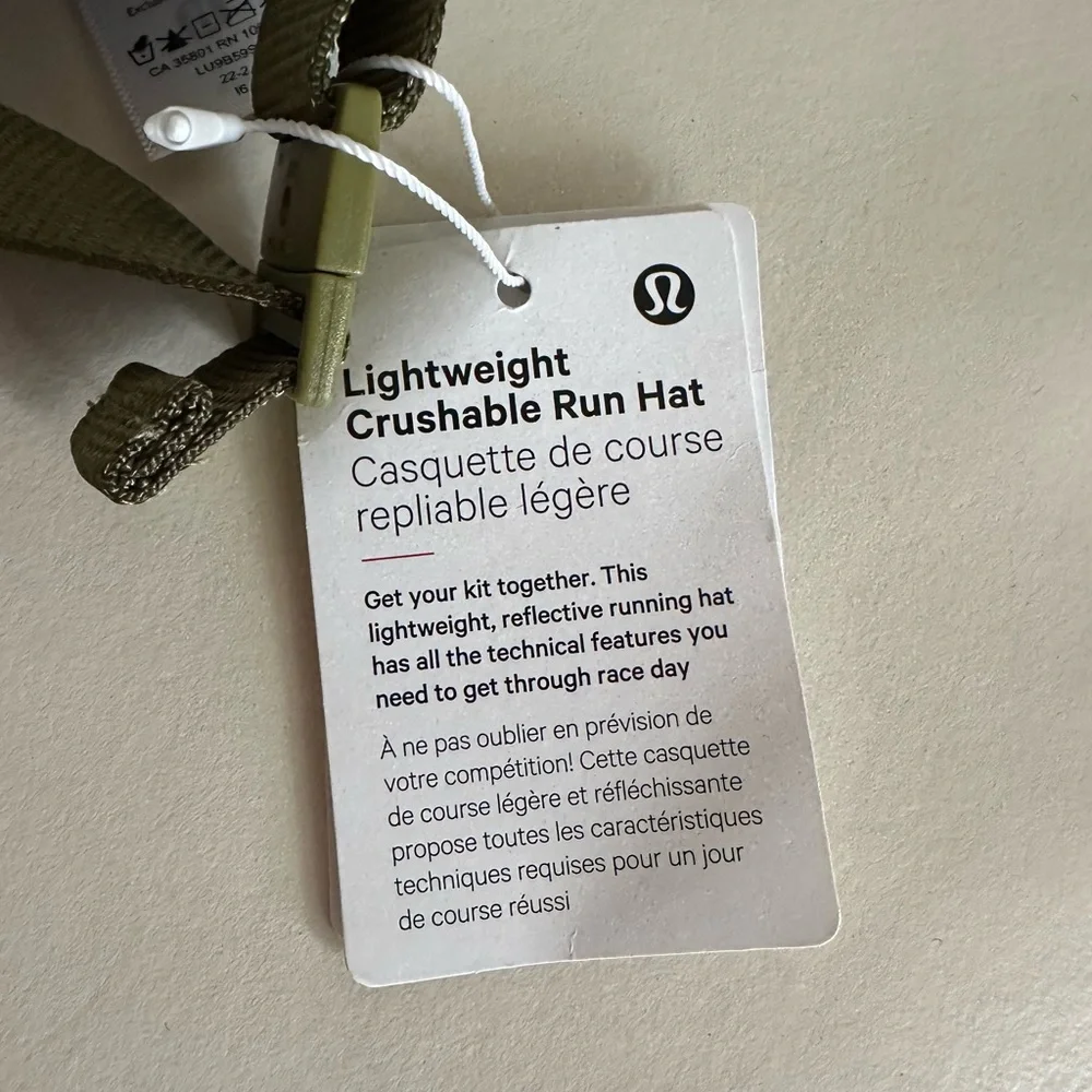 Lululemon Lightweight crushable Run Hat. NWT - Picture 5 of 7